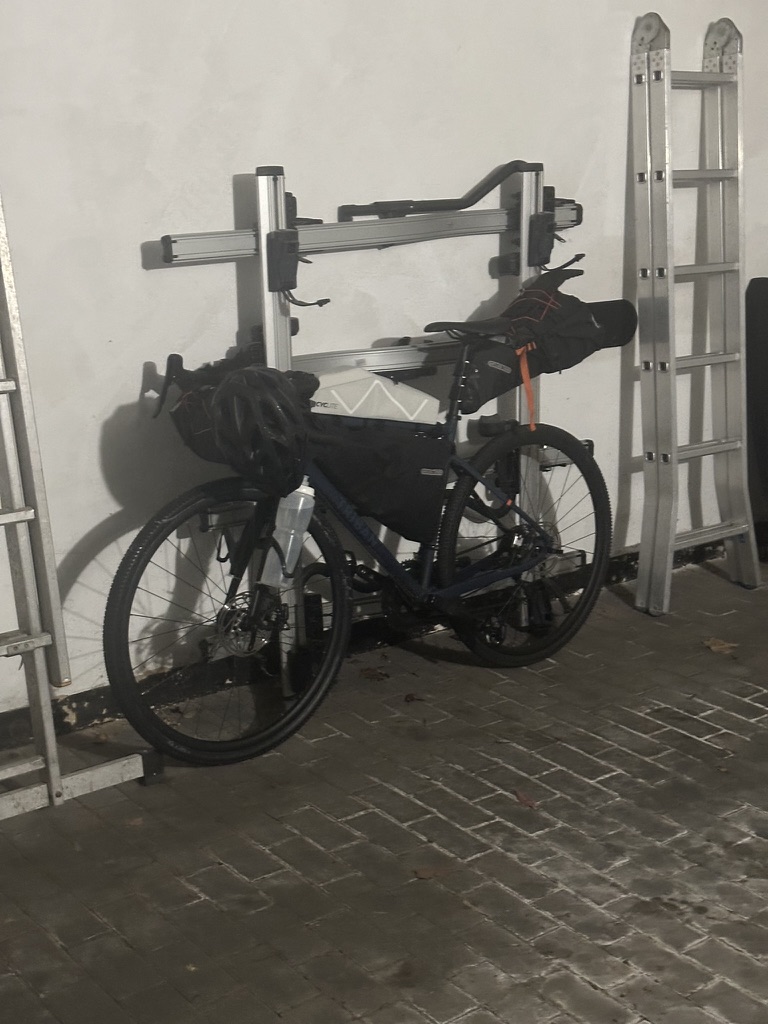 Bike in garage